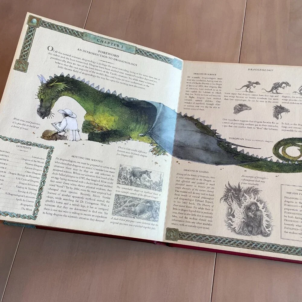 Bundle of 2 Kids‎ Dragon Books - Dragonology & The Book of Dragons